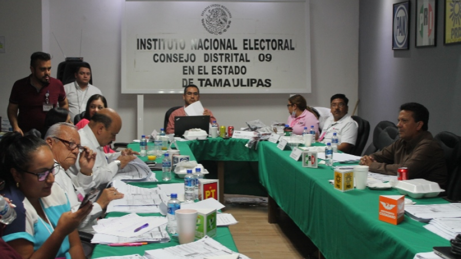 Inicia computo de la elección en 22 Consejos Distritales.