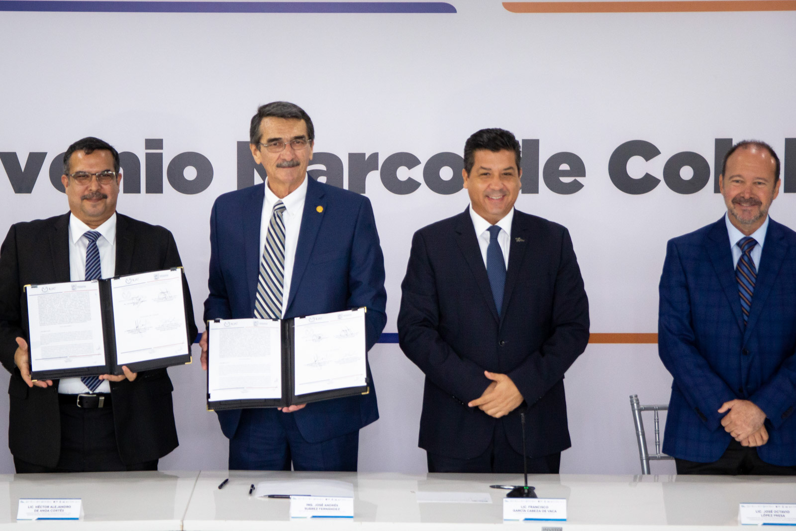 Realizan convenio la UAT y el Sistema Estatal Anticorrupción