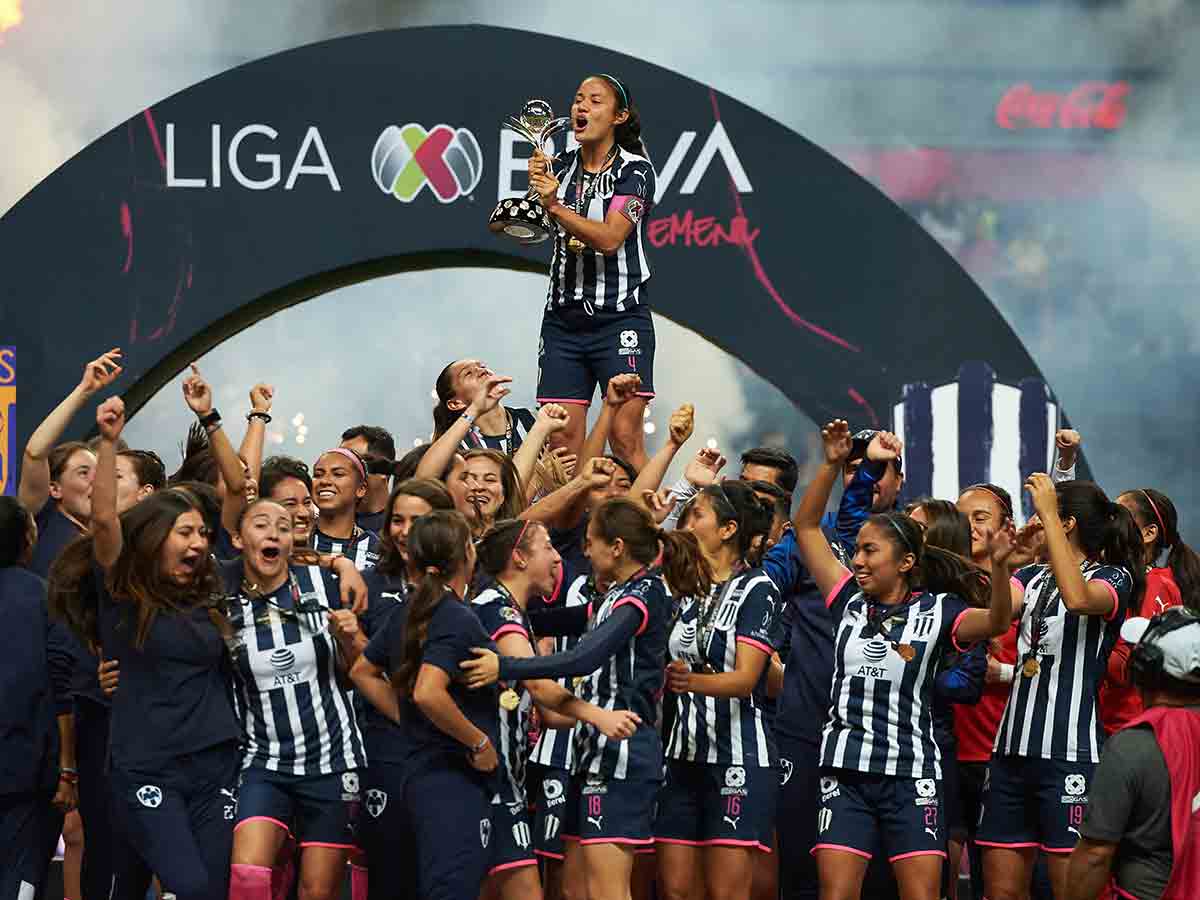 Rayadas se coronan en la Liga MX Femenil