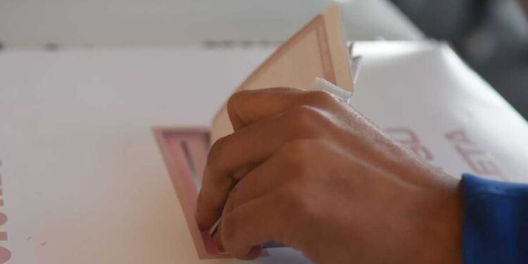 Blinda Ietam boletas electorales.