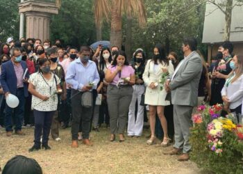 En homenaje en UANL, papá de Debanhi llama a jóvenes a cuidarse y obedecer a sus padres