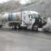 Trailero queda herido al chocar en Rumbo Nuevo