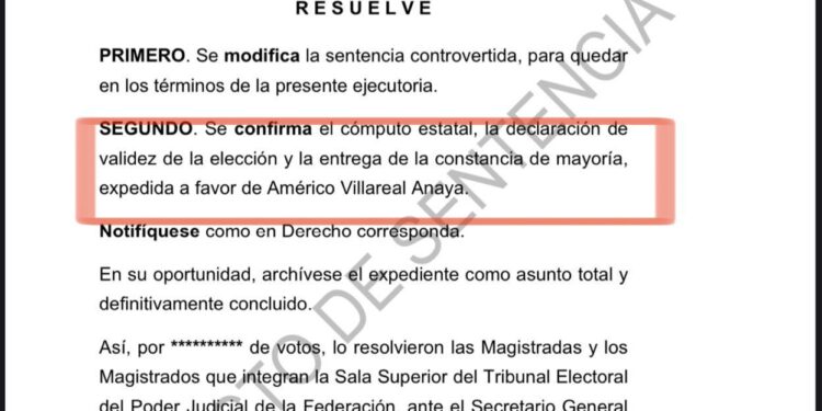 Proyecto de sentencia favorece a Américo; Falta decisión del Pleno del Trieltam.