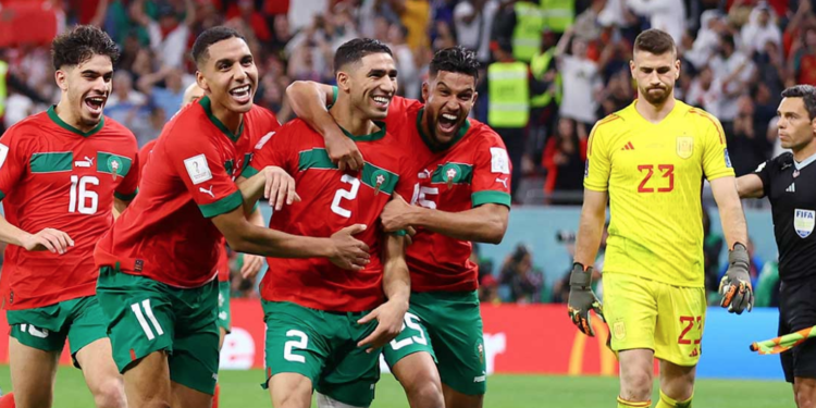 Marruecos hace historia al eliminar a España