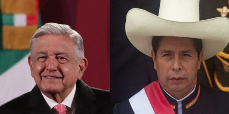 Lamenta AMLO destitución de Pedro Castillo en Perú.