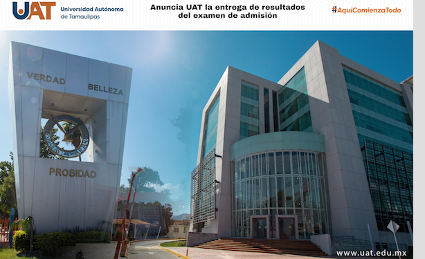 Publicará UAT resultados del examen de ingreso al ciclo escolar primavera 2023
