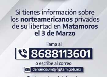 Pide FGJE apoyar anónimamente búsqueda de estadounidenses