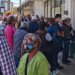 Protestan por filas en Banco del Bienestar