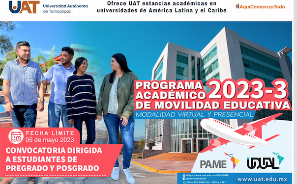 Ofrece la UAT programa de estancias académicas en universidades de América Latina y el Caribe