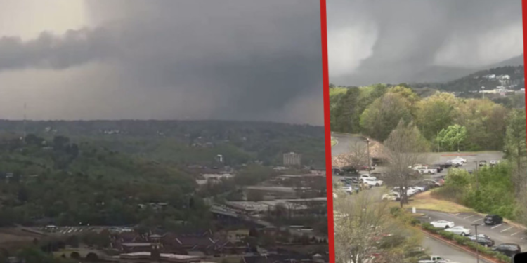 Tornado catastrófico azota casas en Liitle Rock, Arkansas; reportan víctimas masivas.