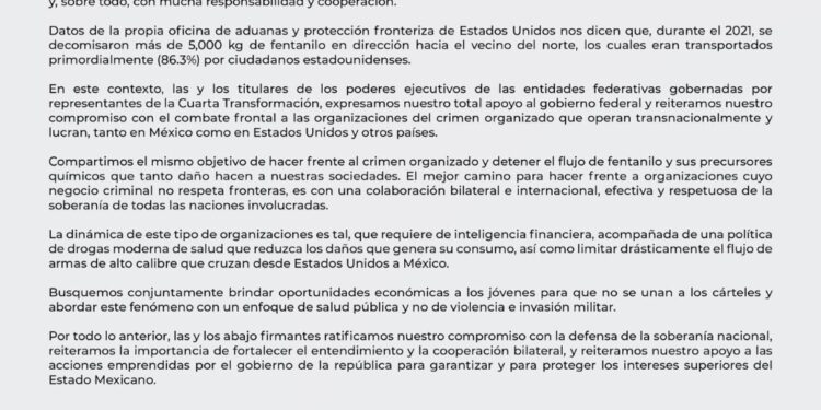 Condena AVA amago de invasión militar de EU