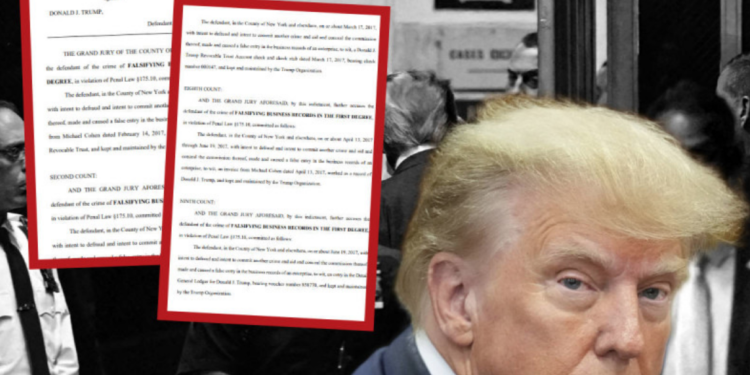 Estos son los 34 cargos que imputaron a Donald Trump por el caso Stormy Daniels