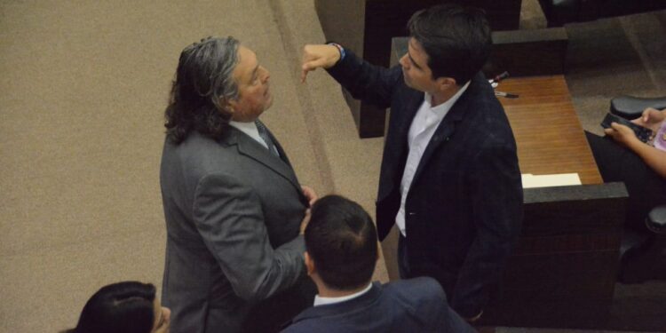 Diputados casi llegan a los golpes