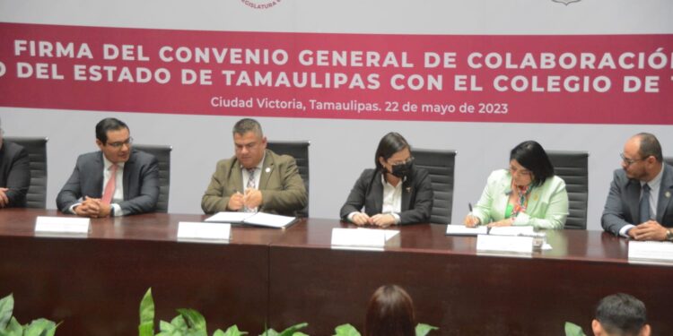 Colegio de Tamaulipas y Congreso trabajarán juntos en temas legislativos