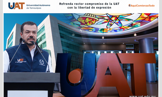 Refrenda rector compromiso de la UAT con la libertad de expresión