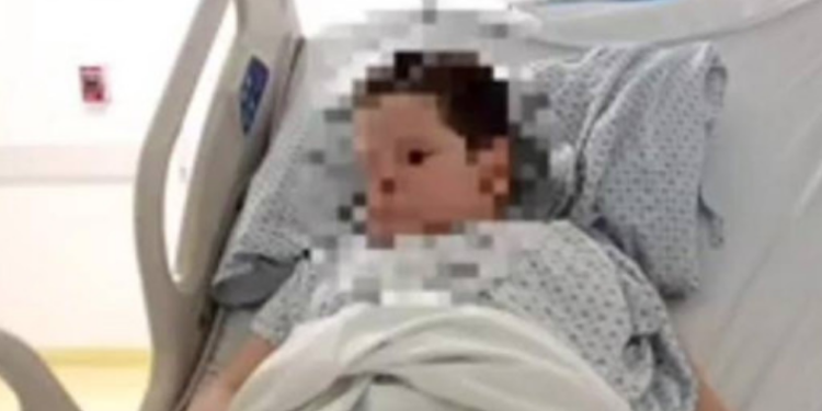 Miguelito no puede ser operado por falta de agua en Veracruz