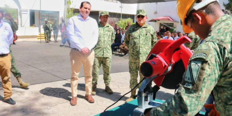 Instalan Sedena y municipio módulo de canje de armas