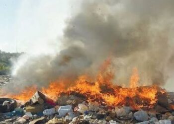 Castigarán con trabajo  comunitario quema de  basura.