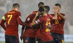 España arrasa con una goleada en Georgia
