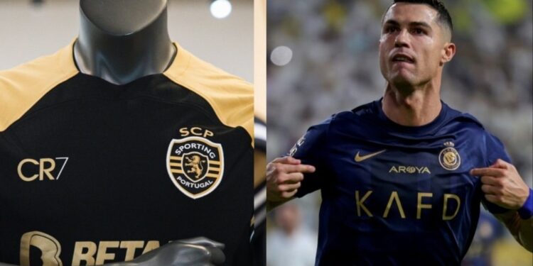 La playera de homenaje a Cristiano Ronaldo del Sporting de Lisboa se convierte en la Más Vendida