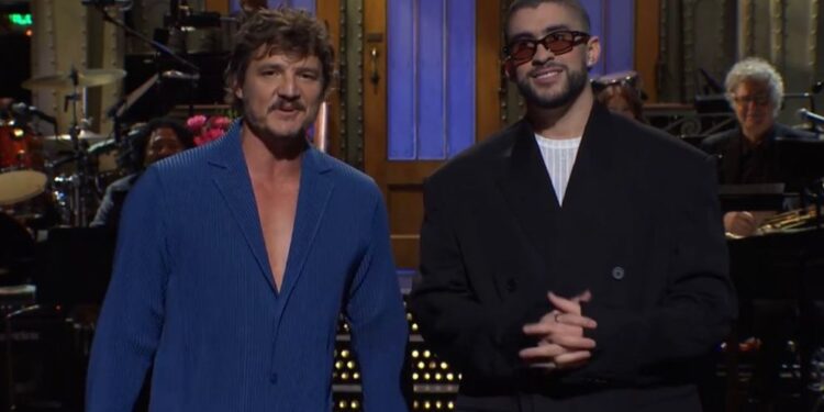 Bad Bunny y Pedro Pascal: Duelo de acentos en Saturday Night Live
