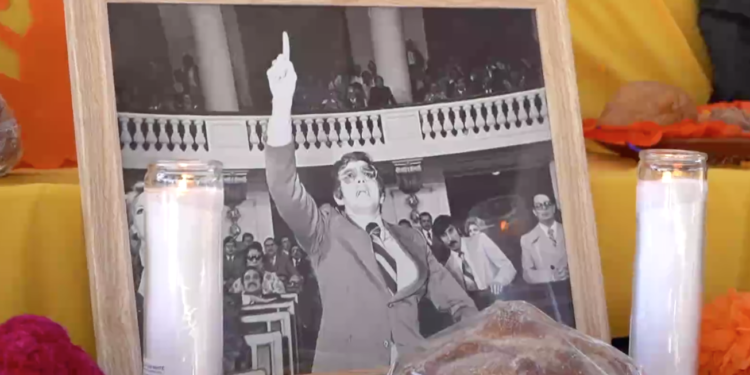 Rinde Cobat 18 homenaje a exalcalde Carlos Enrique Cantú Rosas con altas de muertos