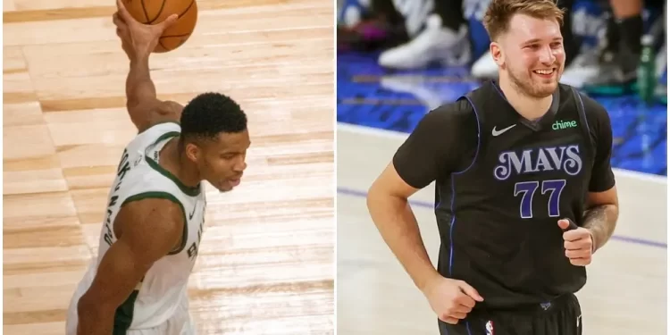 Antetokounmpo y Doncic, jugadores de la semana en la NBA
