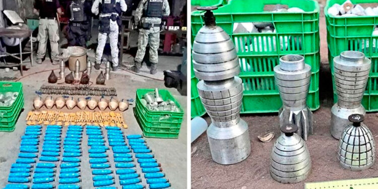 Usan narcodrones y fabrican ‘bombas’