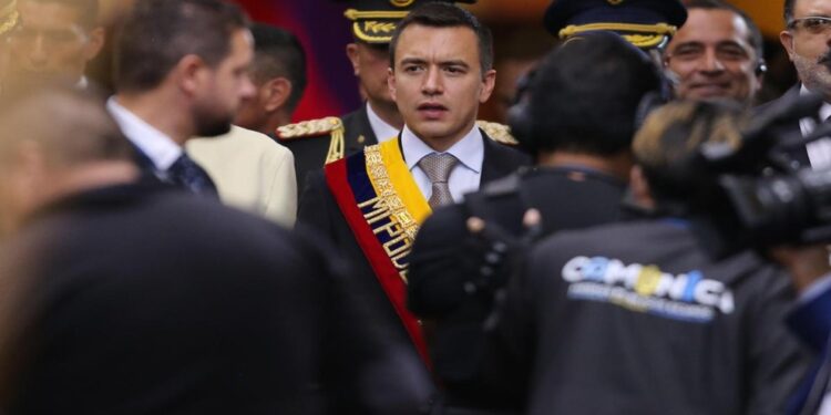 El presidente de Ecuador, Daniel Noboa, decreta un estado de excepción
