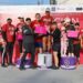 Conviven y fomentan el deporte Lucy y Lalo en familia.