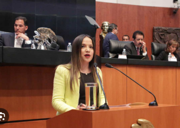 Andrea García y el influencer «Lic Dacor», los candidatos de MC al Senado