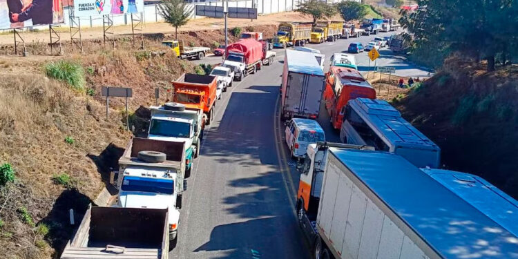 Protestaron transportistas con 100 mil unidades, dice líder