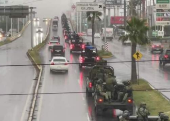Militares blindan la frontera a unas horas de la visita de Sheinbaum