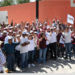 Reciben Olga Sosa y JR respaldo de comerciantes en SLM