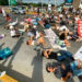 Protesta ambiental bloquea carretera Cancún-Tulum en rechazo a obras del Tren Maya