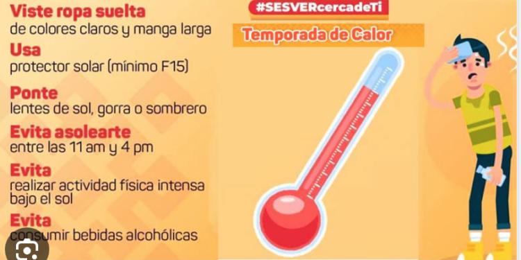 Alerta SS sobre calor extremo