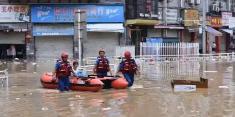 Inundaciones en provincia china de Cantón provocan evacuación de más de 4.600 personas