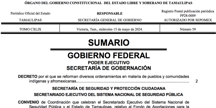 Da federación a Tamaulipas ayuda de 302 mdp para seguridad pública
