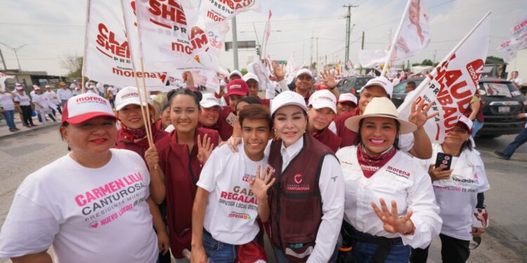 Vecinos del poniente dan contundente apoyo a Carmen Lilia