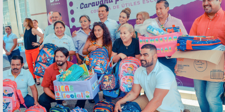 La Caravana de Útiles Escolares del DIV Victoria supera las expectativas