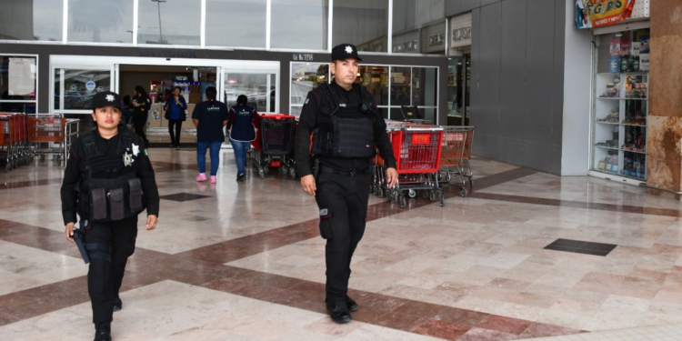 Refuerza Guardia Estatal vigilancia en comercios ante compras de regreso a clases