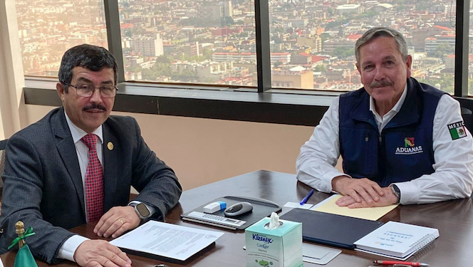 Rector de la UAT sostiene acuerdos con la Agencia Nacional de Aduanas de México