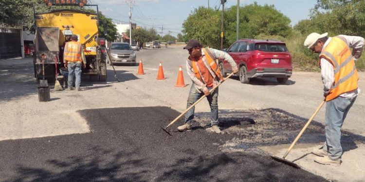 Extiende municipio más bacheo a más colonias de Victoria