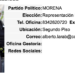 Pide licencia, el diputado morenista, Alberto Lara Bazaldua.