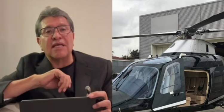 Monreal pide disculpa por usar helicóptero privado; «No se repetirá», dice.