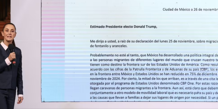«A un arancel vendrá otro»,responde Sheinbaum a Trump