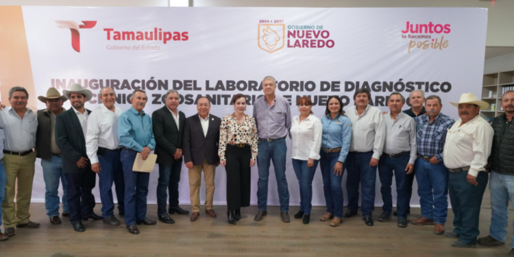 Impulsa alcaldesa, Carmen Lilia Canturosas, sector ganadero con inauguración de laboratorio de diagnóstico clínico zoosanitario