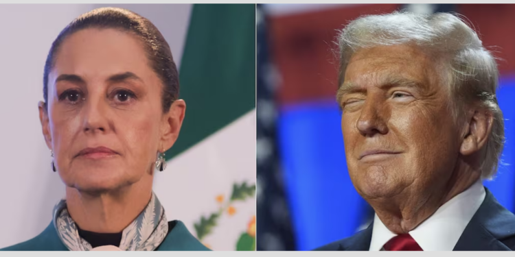«Sheinbaum acordó detener migración a través de México y hacia EU»: Trump.