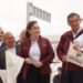 Dan banderazo gobernador, Américo Villarreal Anaya, y alcaldesa Carmen Lilia Canturosas a operativo Héroes Paisanos en Nuevo Laredo