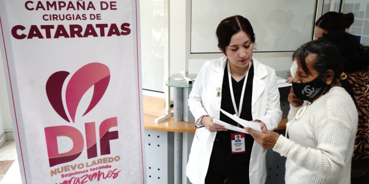 DIF Nuevo Laredo transforma vidas con campaña de cirugías de cataratas